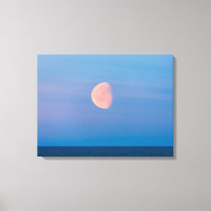 Toile Lune sur la mer de Béring   Extrême-Orient russe