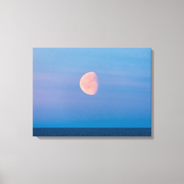 Toile Lune sur la mer de Béring | Extrême-Orient russe (Recto)