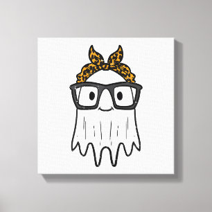 Toile Lunettes de fantôme d'Halloween mignonnes