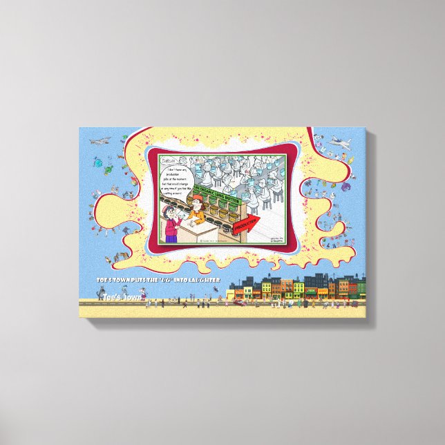 Toile Lung Butter | Nouvel Emploi 18x12 (Recto)