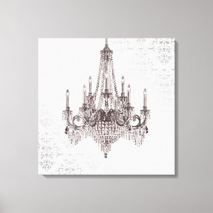 Toile lustre rose