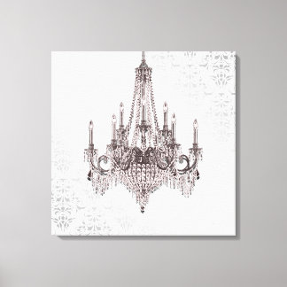 Toile lustre rose
