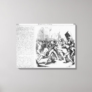 Toile Lutte entre les Républicains et le Parlement