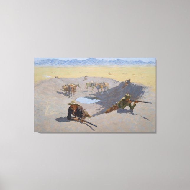 Toile Lutter pour le trou d'eau (Recto)