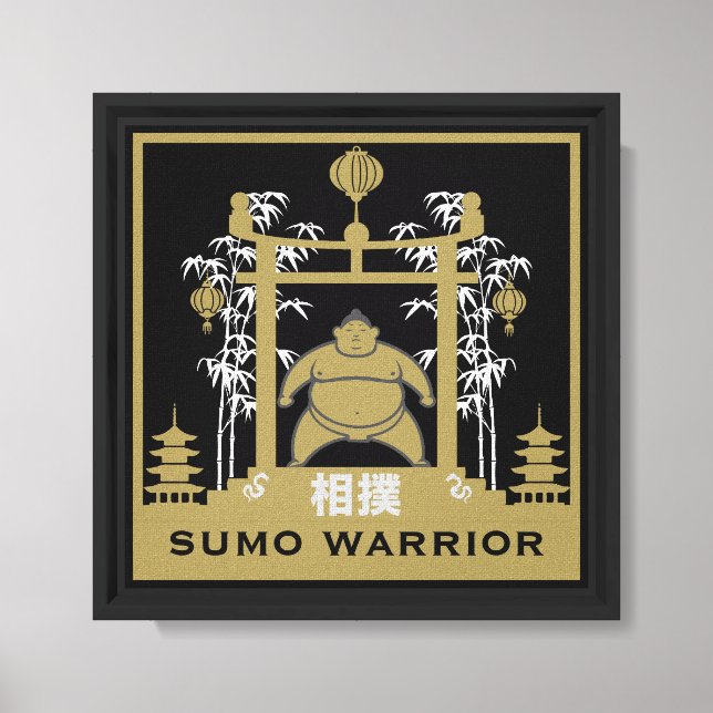 Toile lutteur de sumo (Recto)