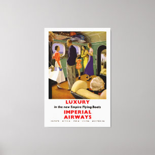 Toile Luxe dans le nouvel empire Bateaux Volants - XL