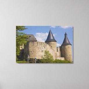 Toile Luxembourg, vallée de la Sûre. Bourscheid,