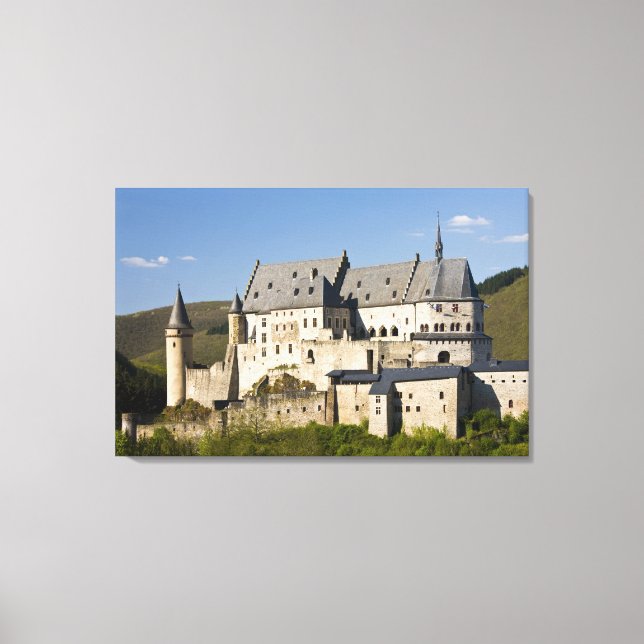 Toile Luxembourg, Vianden Château de Vianden (b. 15e (Recto)