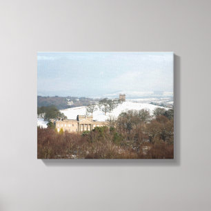 Toile Lyme Hall et le Carte de remerciements d'hiver Cag