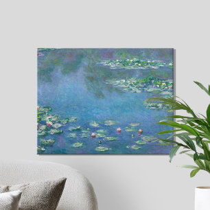 Toile Lys d'eau Claude Monet