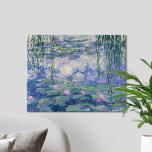 Toile Lys d'eau Claude Monet<br><div class="desc">Poster de Water Lilies peinture d'art de paysage botanique par Claude Monet</div>