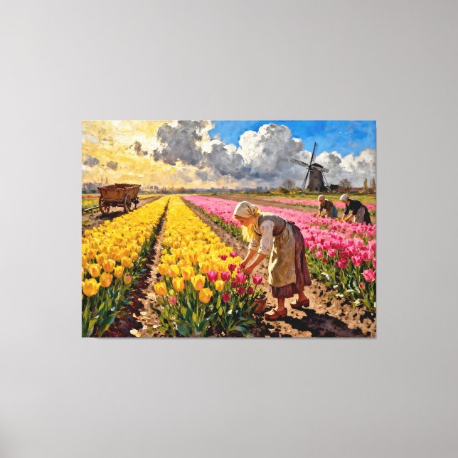 Toile “Lysbeth in the Amber Light” - A Dutch Landscape (Recto)