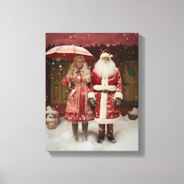 Toile M. et Mme Santa Claus (Recto)