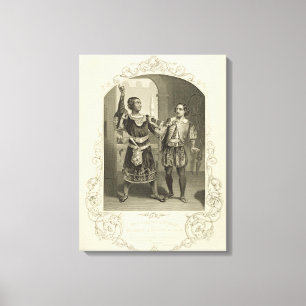 Toile M.G.V. Brooke comme Othello et James Bennett comme