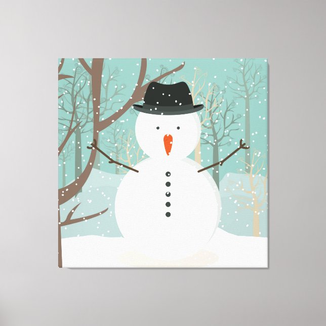 Toile M. Winter Snowman (Recto)