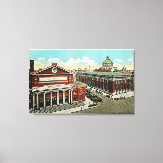 Toile MA Avenue Vue symphonique, horticole (Recto)