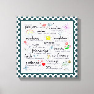 Toile Ma Prière Pour Vous