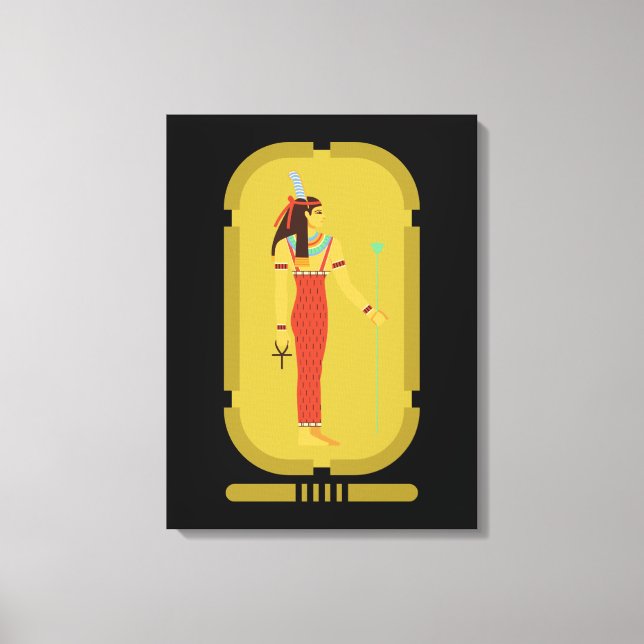 Toile Maat Sur Gold Cartouche (Recto)