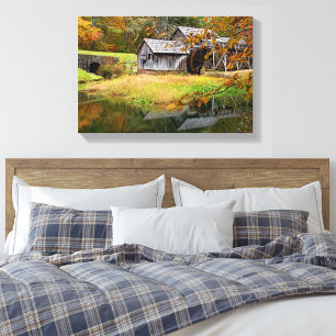 Toile Mabry Mill à l'automne