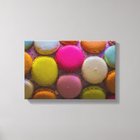 Macarons colorés Dessert Cuit Savoureux