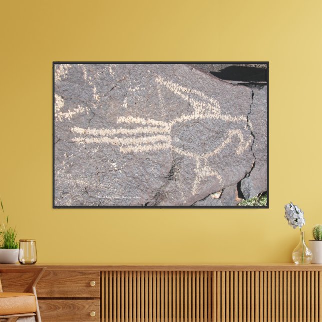 Toile Macaw Petroglyph (Insitu(Salon))