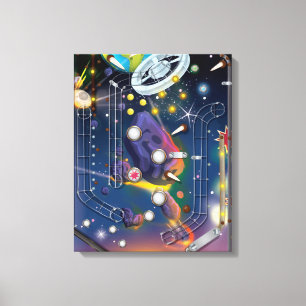 Toile Machine à flipper Super Space