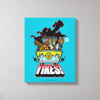 Toile Machine Mystère "Yikes !" Dessin