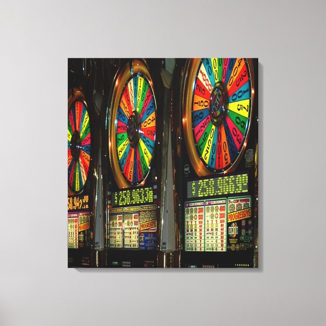 Toile Machines à sous Las Vegas (Recto)
