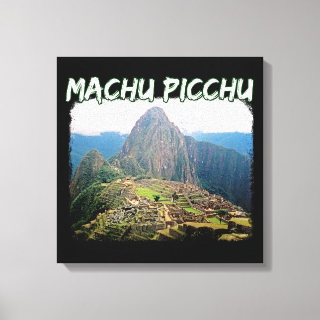Toile Machu Picchu Pérou - Montagne Huayna Picchu (Recto)