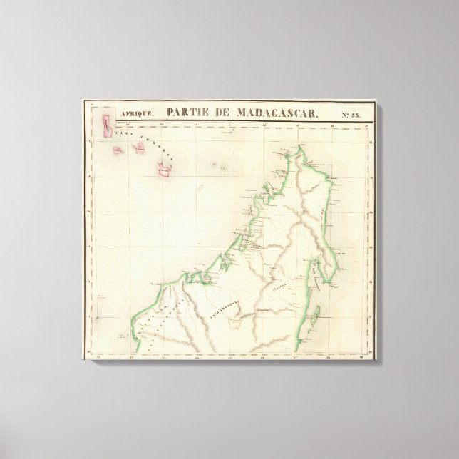 Toile Madagascar Afrique 55 (Recto)