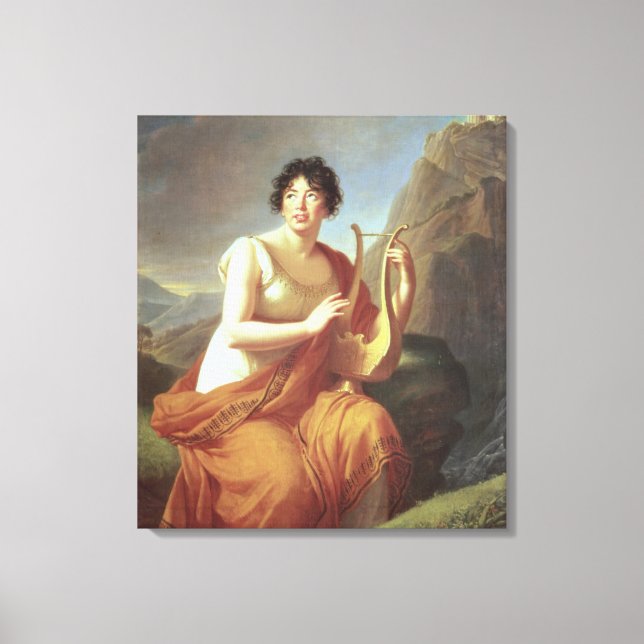 Toile Madame de Stael, Corinne, 1809 (Recto)