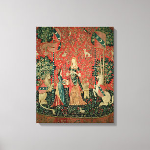 Toile Madame et la licorne : 'Smell