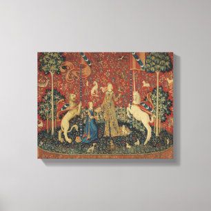 Toile Madame et la licorne : 'Taste