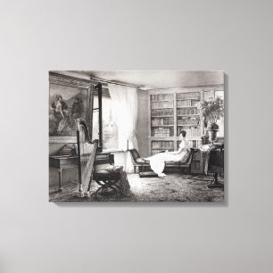 Toile Madame Recamier à l'Abbaye aux Bois