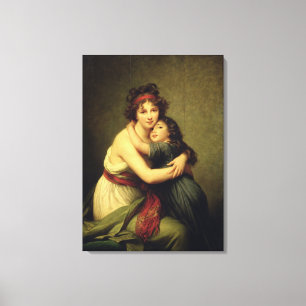Toile Madame Vigee-Lebrun et sa fille