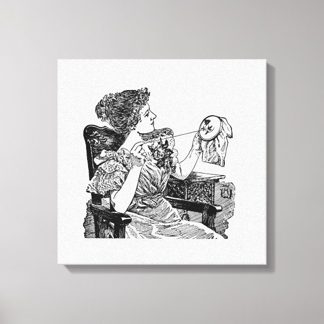 Toile Madame vintage Embroidery (Recto)