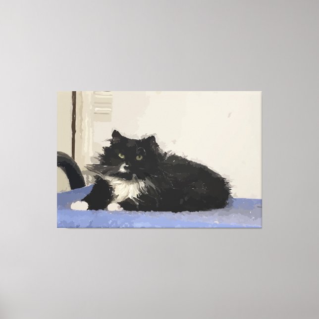 Toile Maddy Le Chat Stretted Canvas Print (Recto)