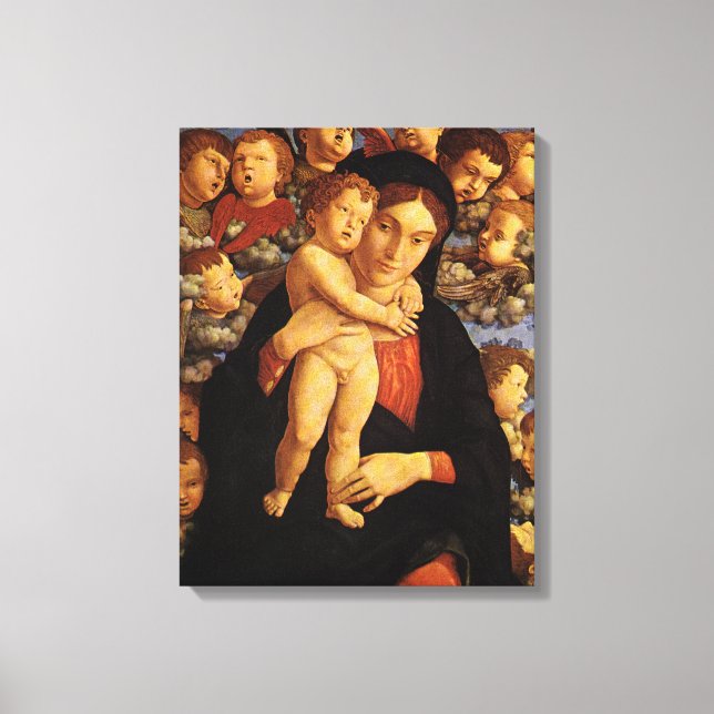 Toile Madone des Chérubins par Andrea Mantegna (Recto)