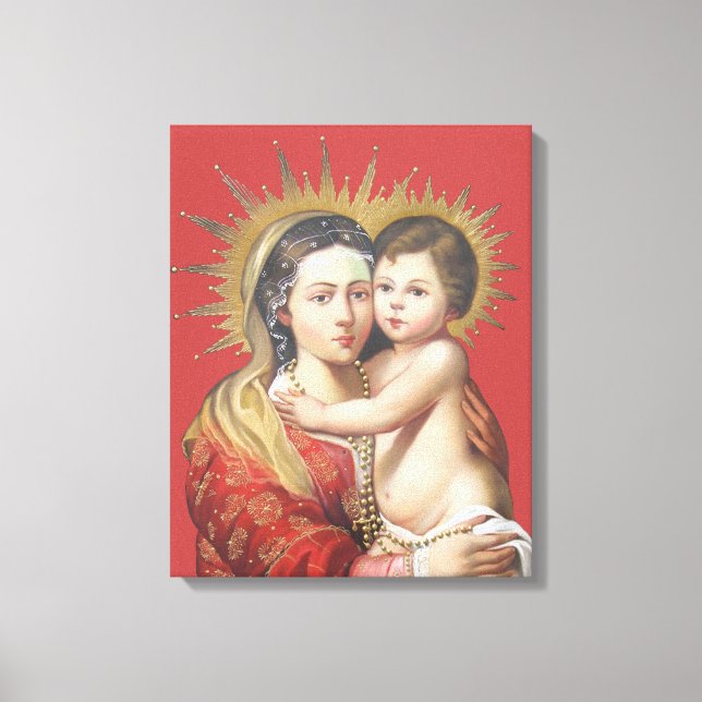 Toile Madone et Enfant (Recto)