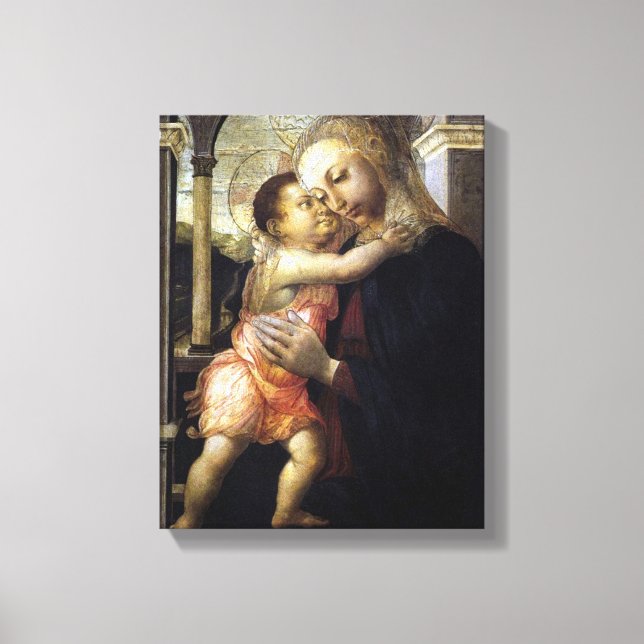 Toile Madone et Enfant - Botticelli - c1500 (Recto)