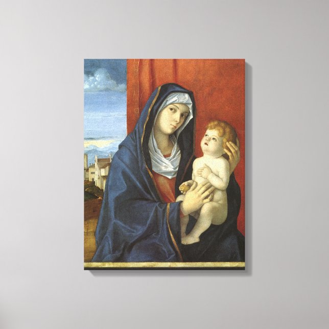 Toile Madone et Enfant par Giovanni Bellini (Recto)