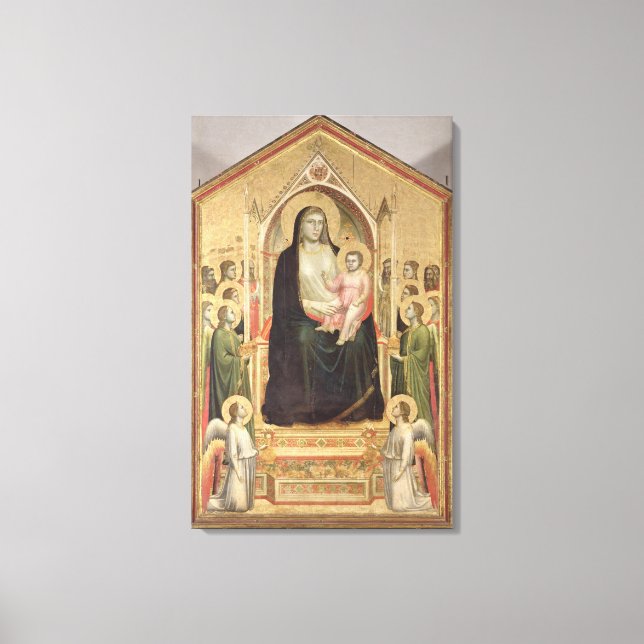 Toile Madonna and Child Enthroned, c.1300-03 (PRE-restor (Recto)
