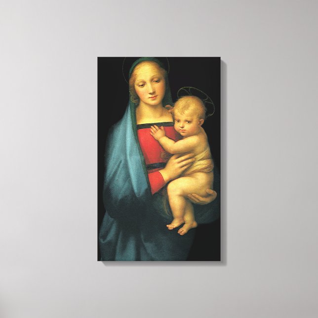 Toile Madonna And Child, Madonna del Granduca par Raphae (Recto)