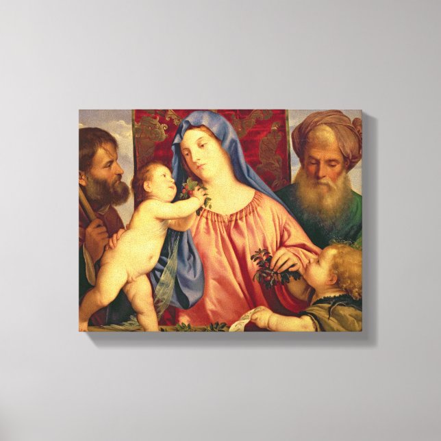 Toile Madonna des cerises avec Joseph (Recto)