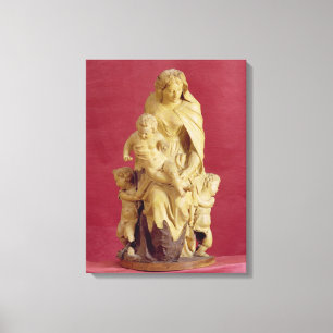 Toile Madonna et enfant (papier-pierre)