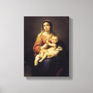 Toile Madonna et enfant - Vierge Marie - Murillo