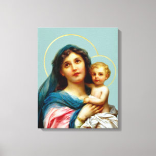 Toile Madonna et son enfant