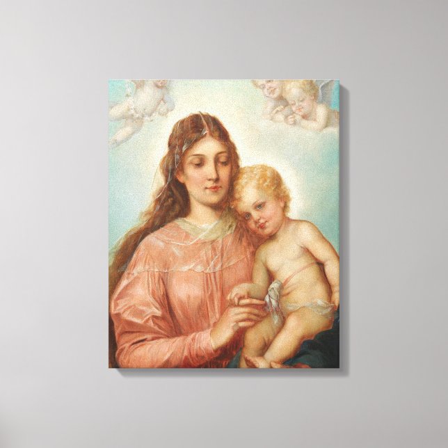 Toile Madonna et son enfant (Recto)