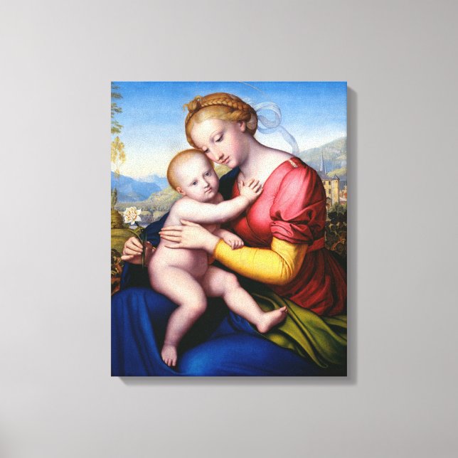 Toile Madonna et son enfant (Recto)