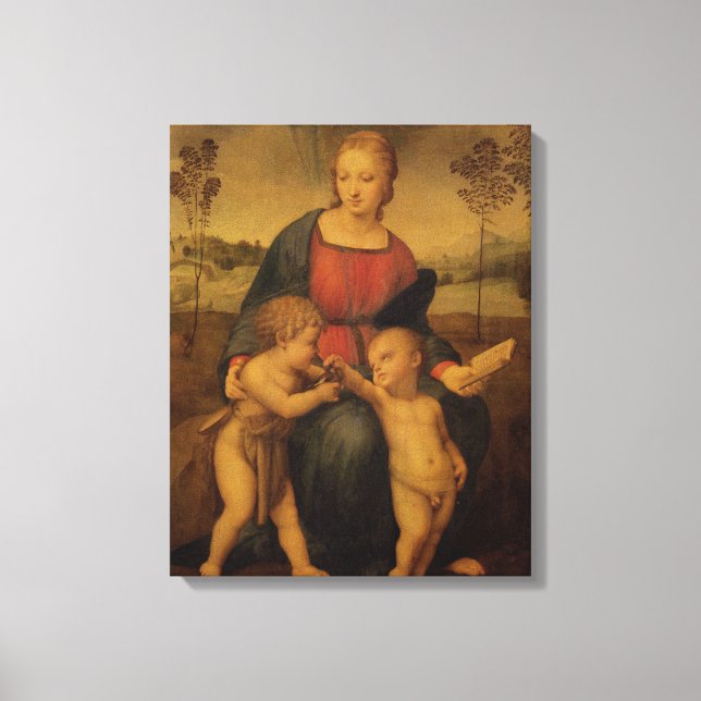 Toile Madonna of the Goldfinch, c.1506 (Recto)
